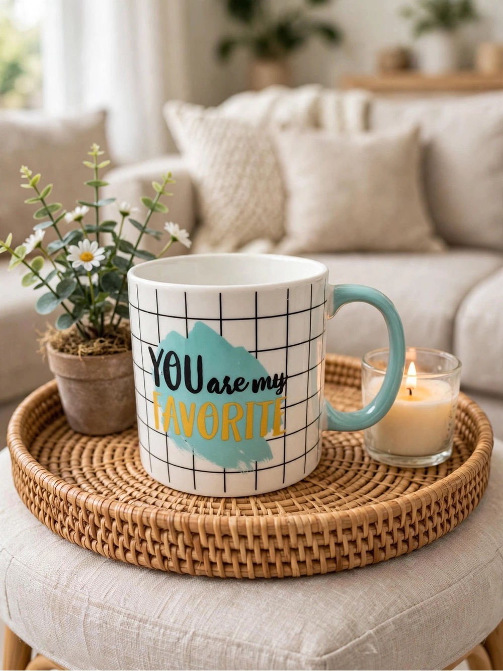 🆕 Clay Art You Are My Favourite Mug